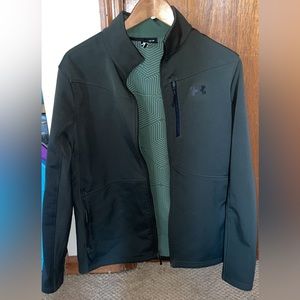 WATER PROOF MEN’S UNDER ARMOR JACKET - ARMY GREEN